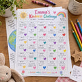 Example Personalized 30-Day Kindness Challenge made for Emma